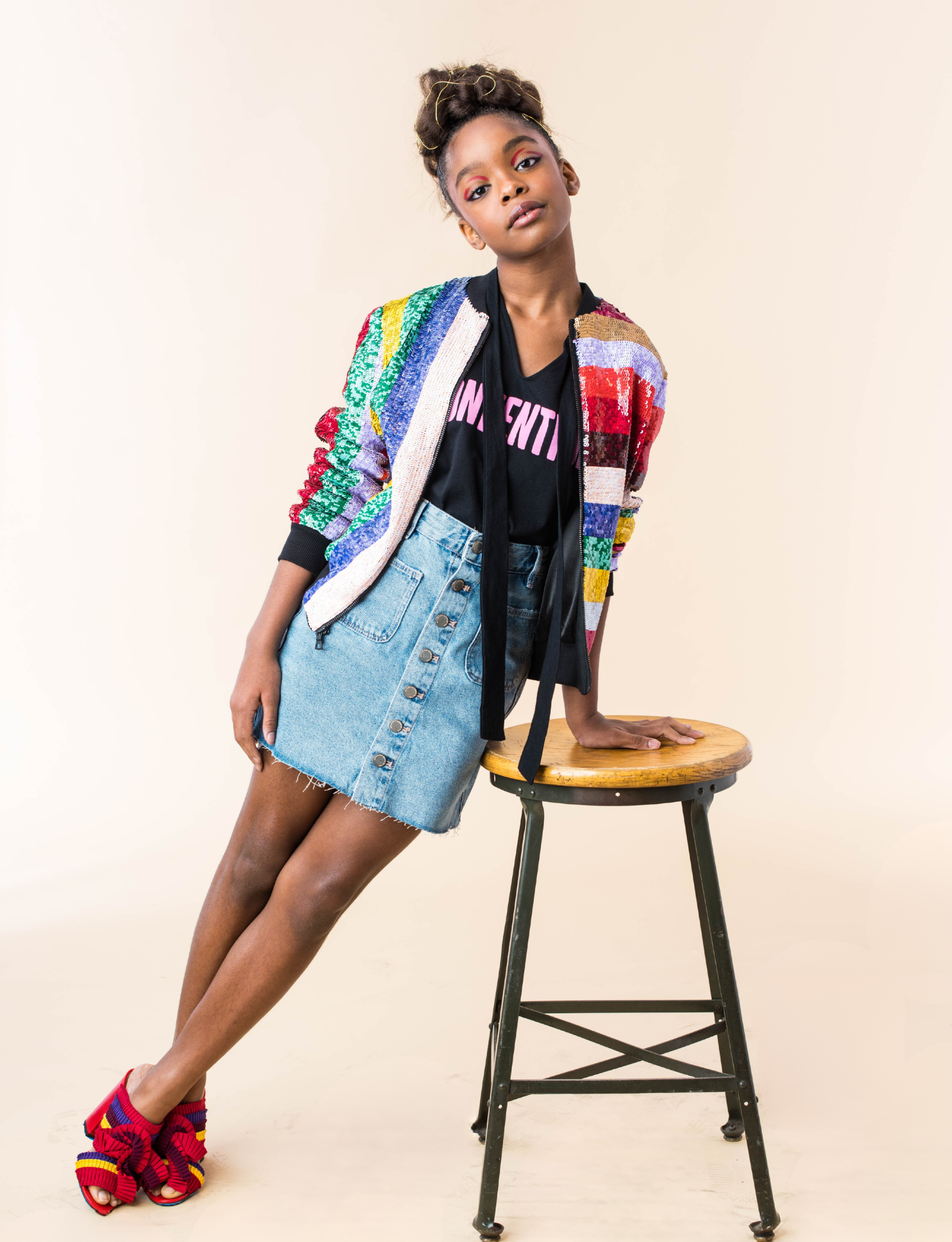 Photographer: Jeff Vespa | Stylist: Apuje Kalu | Tasha Brown for Exclusive Artists using Bobbi Brown | Alexander Armand for Exclusive Artists using Oribe Haircare 