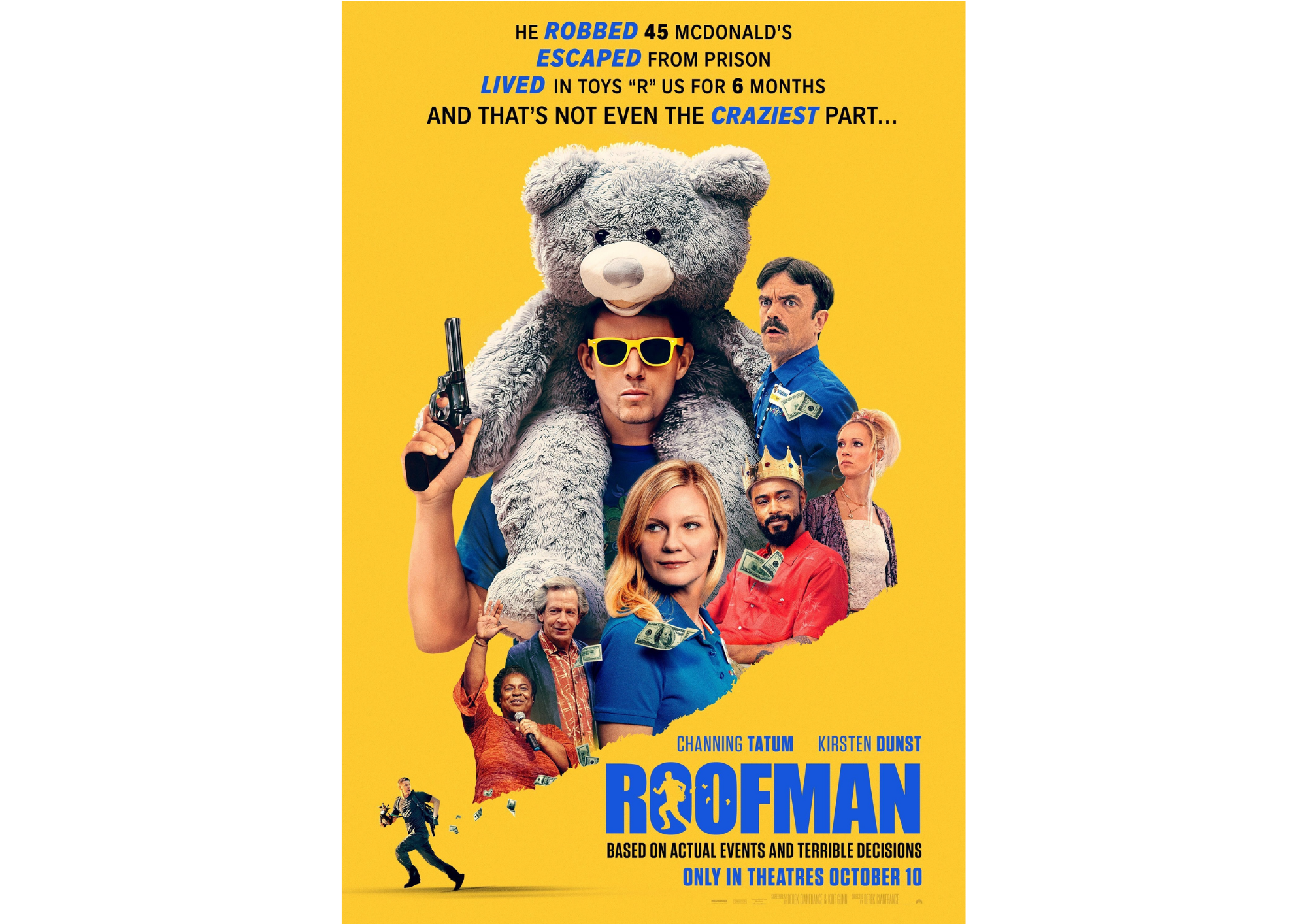 Official film poster for Roofman (2025). Photo via IMDb.